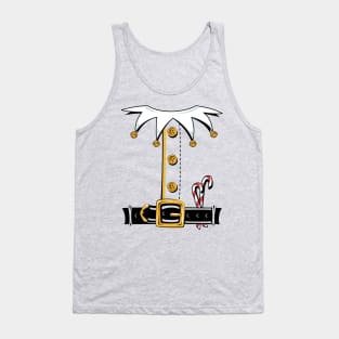 Santa's Elf Costume Shirt Christmas T-shirt Tank Top